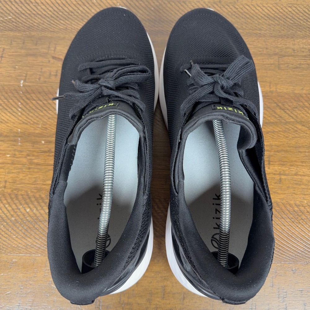 Kizik Shoes Mens 13 Wide Black Athens Hands Free Slip On Athletic Sneakers - Picture 5 of 10